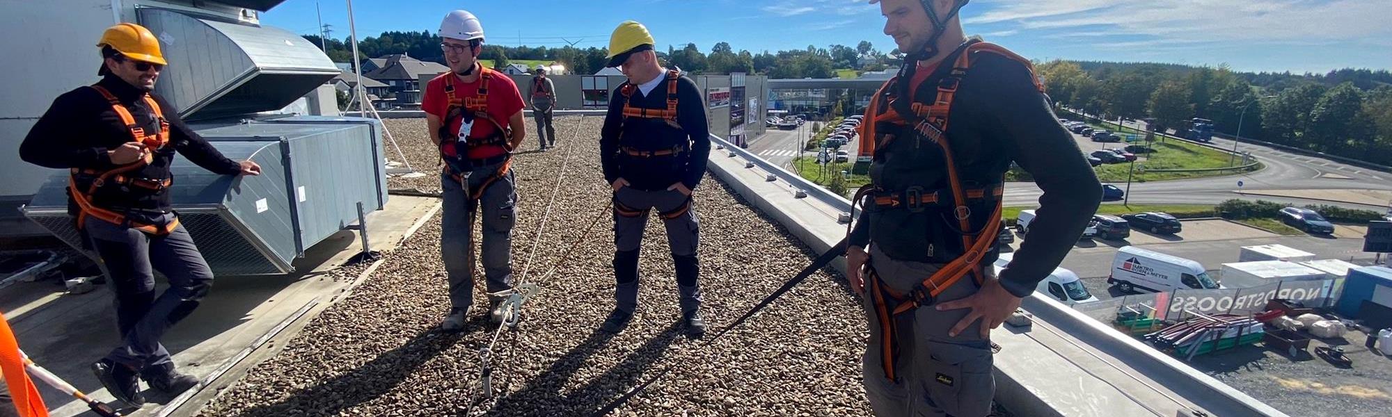 Une formation couronnée de succès pour travailler en hauteur en toute sécurité